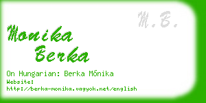 monika berka business card